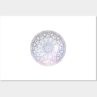 Love Mandala - Color Posters and Art